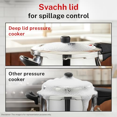 Image 5 of Prestige 5 Litre Triply Svachh Outer Lid Pressure Cooker