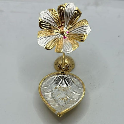 Image 4 of Dista Silvers Deepam Gold Coated Flower 11 Grams