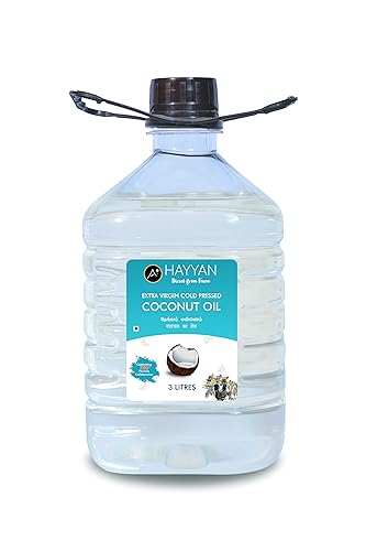 Image 1 of Default Title for the product HAYYAN Extra Virgin Coconut Oil - Cold Pressed - 3 Litres