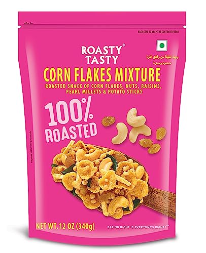 Image 1 of Default Title for the product Roasty Tasty Cornflakes Mixture Roasted Namkeen 340g