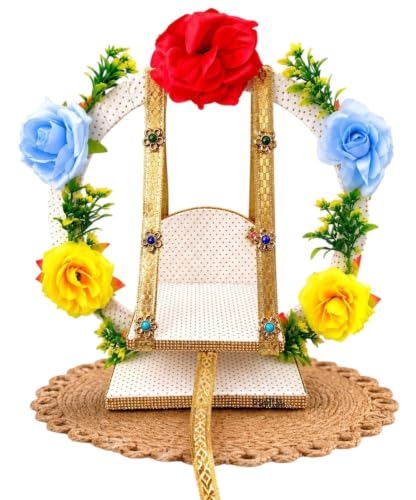 Image 1 of Default Title for the product Partish Laddu Gopal Wooden JhulalPalna for Gopal Ji