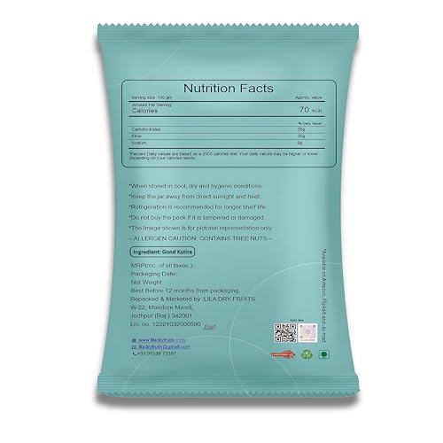 Image 2 of LILA DRY FRUITS Gond Katira 100 Grams