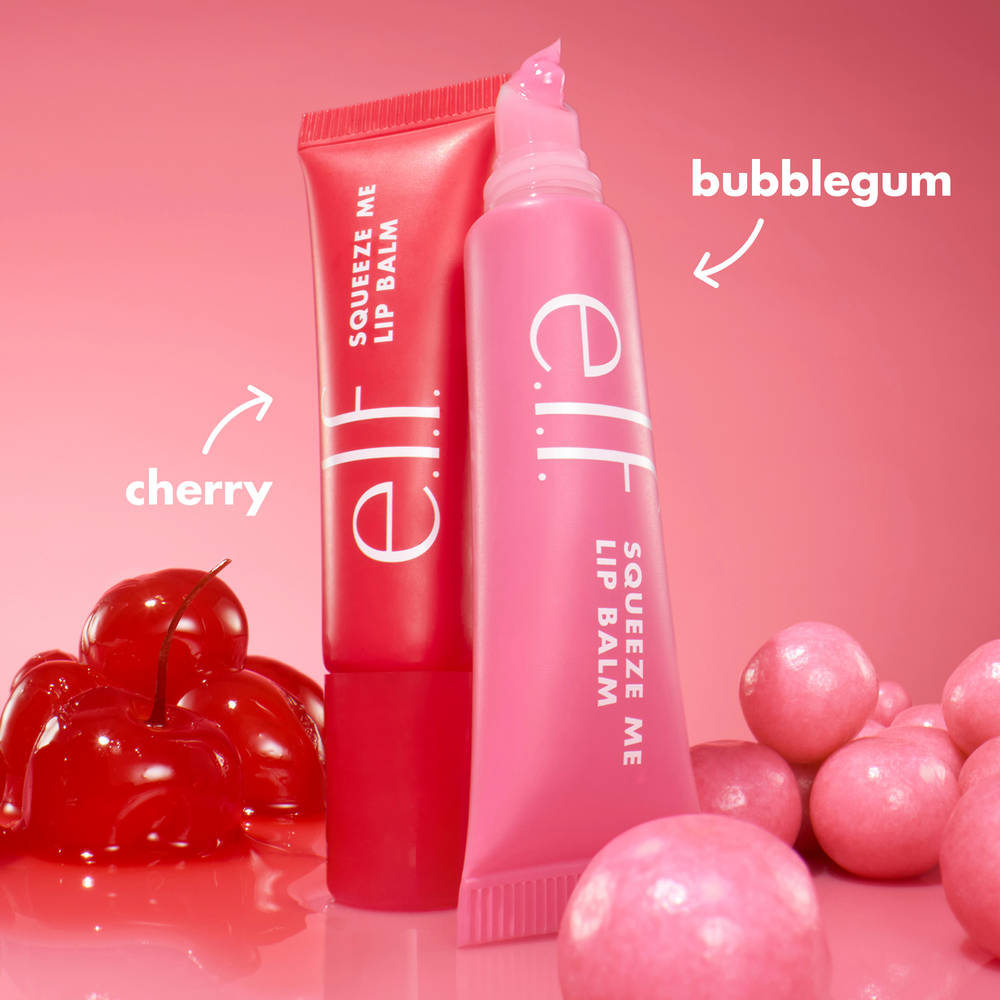 Image 3 of e.l.f. Cosmetics Squeeze Me Lip Balm Duo Kit - Cherry & Bubblegum
