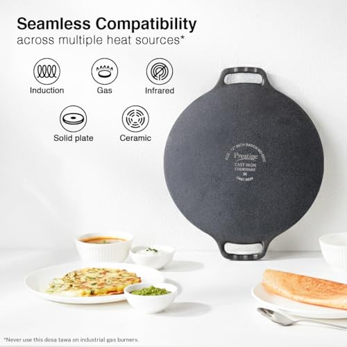 Image 5 of Prestige 30 cm Cast Iron Dosa Tawa