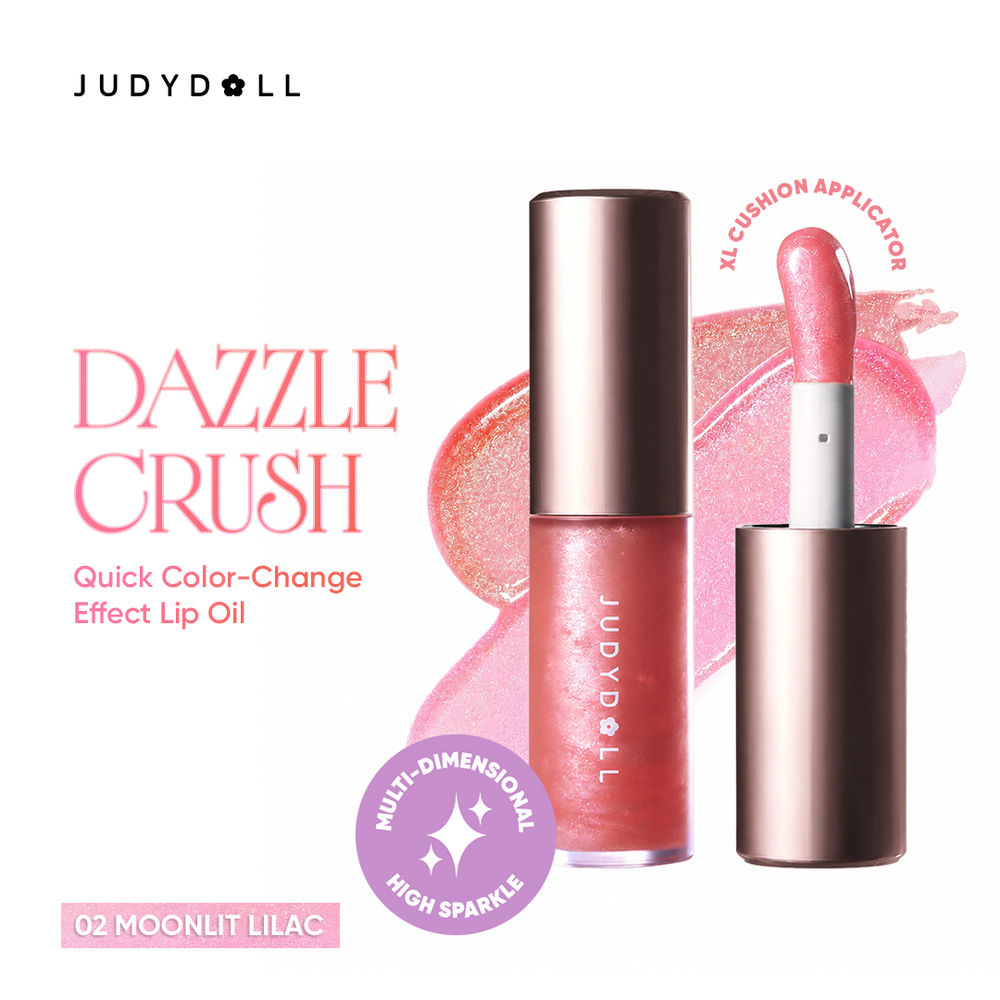 Image 2 of 7 ml / 02 Moonlit Lilac / Pack of 1 for the product JUDYDOLL Dazzle Crush Lip Oil