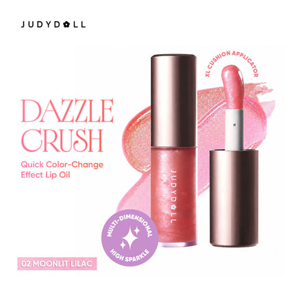 Image 2 of 7 ml / 02 Moonlit Lilac / Pack of 1 for the product JUDYDOLL Dazzle Crush Lip Oil