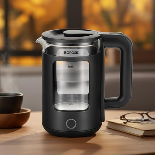 Image 3 of 1.5 L for the product Borosil Electric Glass Kettle