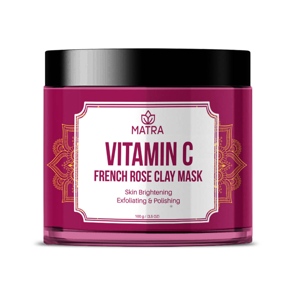 Image 1 of 100gm for the product Matra Vitamin C French Rose Clay Mask