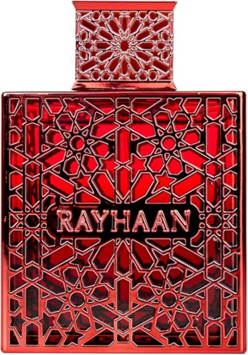 Image 1 of 100 ml / Pack of 1 for the product RAYHAAN Crimson Eau de Parfum Spray for Unisex –Luxury Arabian Perfume, Long Lasting EDP Fragrance, Premium Designer Red Bottle Scent, Rich Oriental Aroma for Men & Women