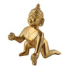 Image 1 of 8 cm for the product UAPAN Brass Laddu Gopal Idol - 8 cm