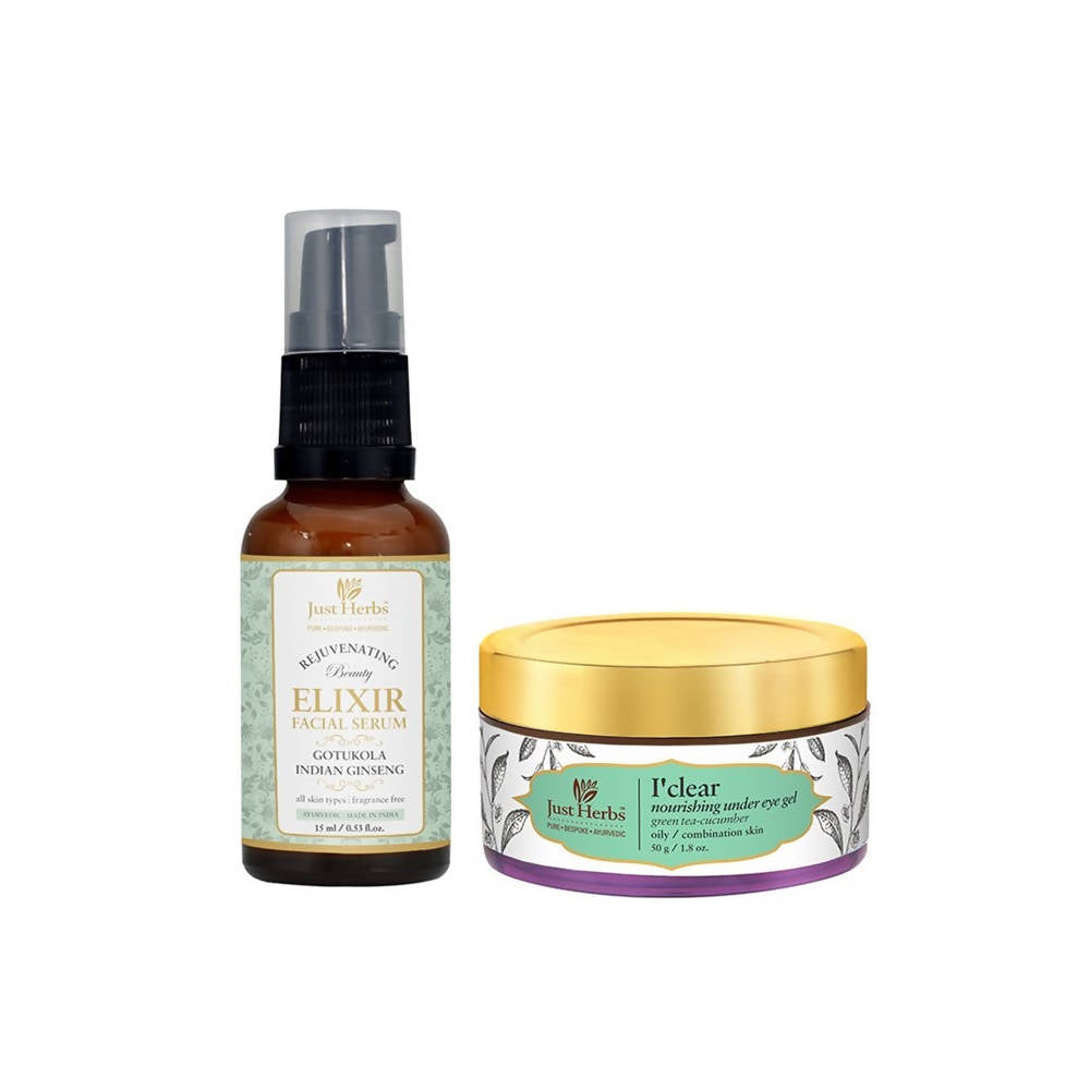 Image 1 of Combo / Pack of 1 for the product Just Herbs Under - Eye Kit For Oily / Combination Skin