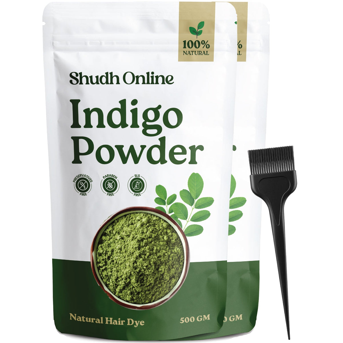 Image 9 of Shudh Online Indigo Powder Organic for Hair Black Colour