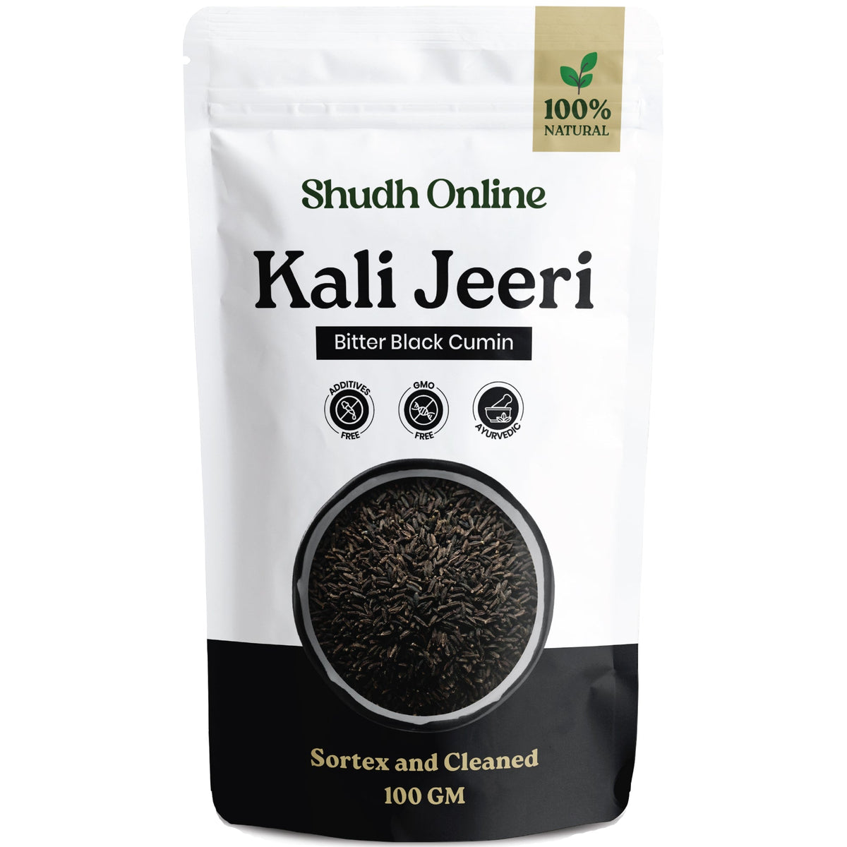 Image 1 of 100 gm for the product Shudh Online Kaali Jeeri