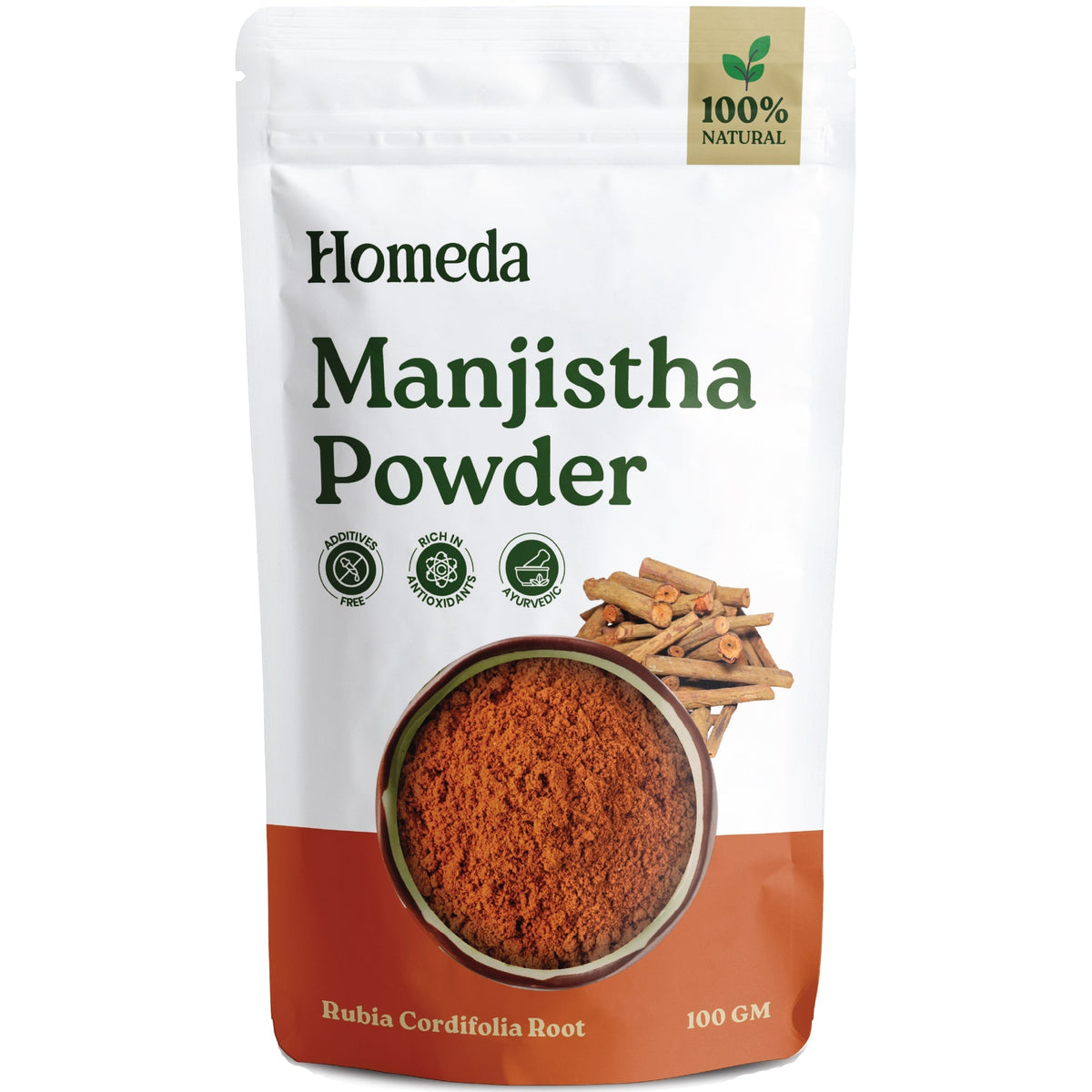 Image 1 of 100 g for the product Shudh Online Manjistha Powder