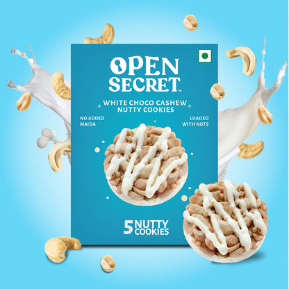 Image 2 of Open Secret White Choco Cashew Story Box (x5 Cookies)