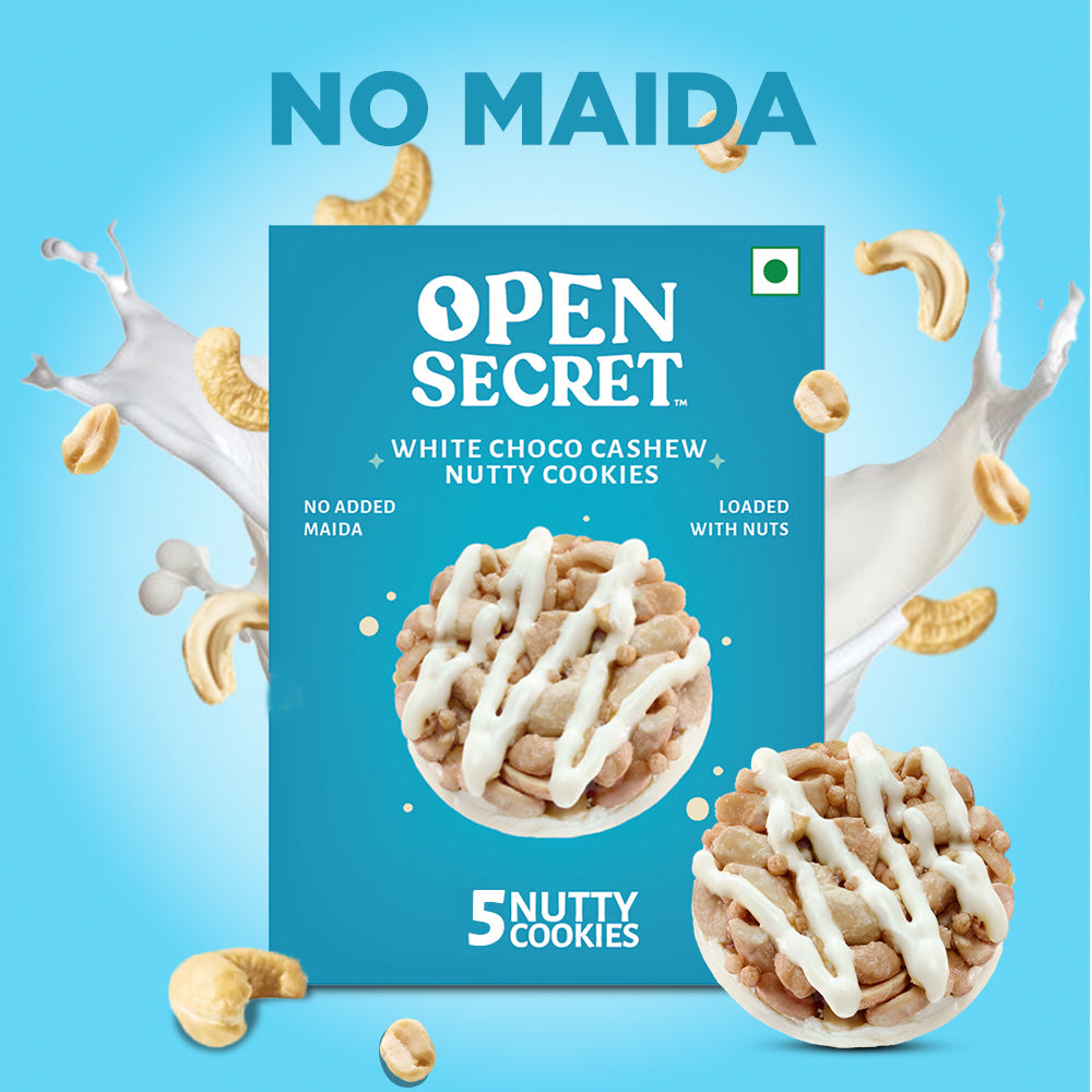 Image 1 of Open Secret White Choco Cashew Story Box (x5 Cookies)