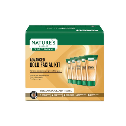 Image 1 of Combo Pack for the product Nature's Essence Glowing Gold Facial Kit