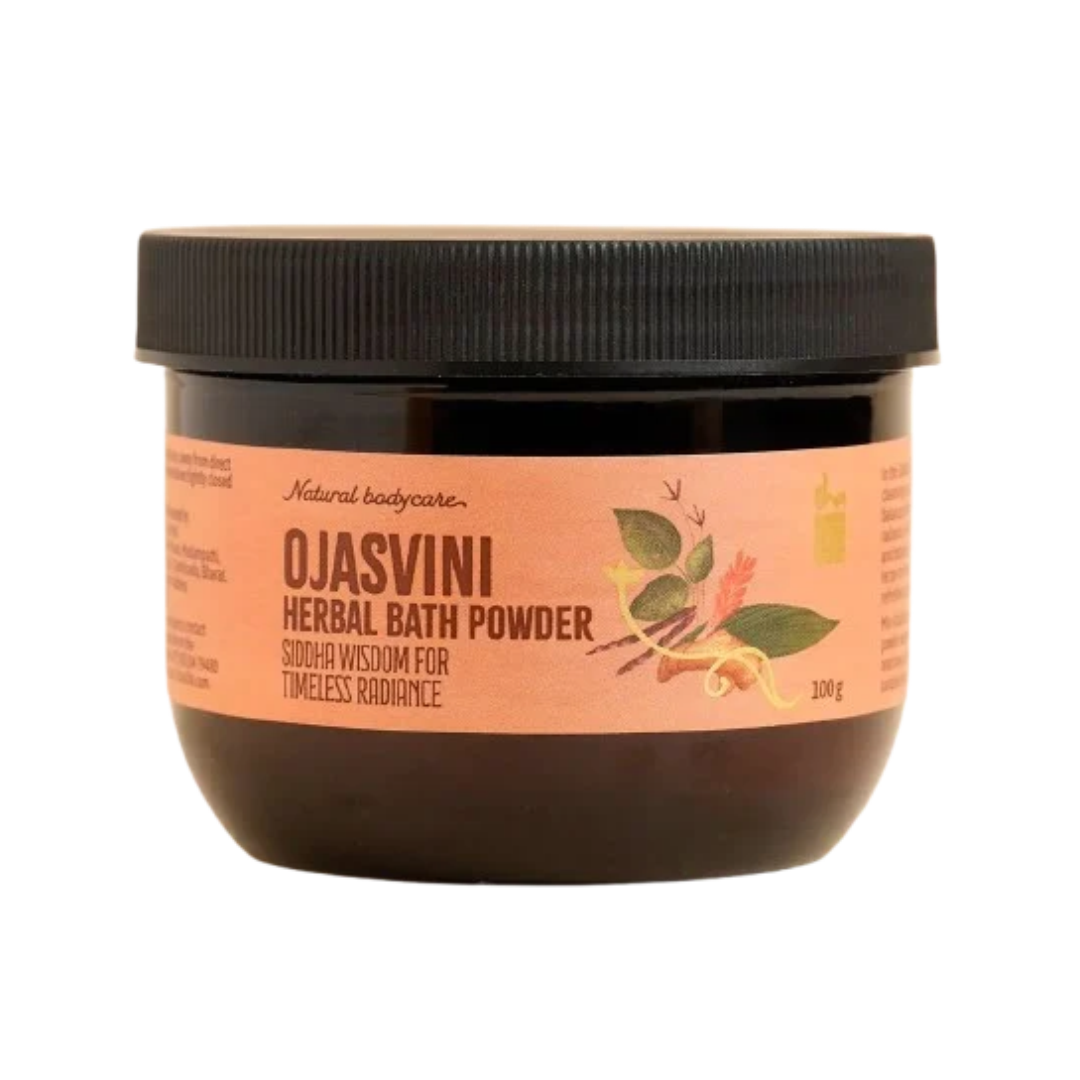 Image 1 of 100 Gm / Pack of 1 for the product Isha Life Ojasvini Herbal Snanam Powder (Bath Powder)
