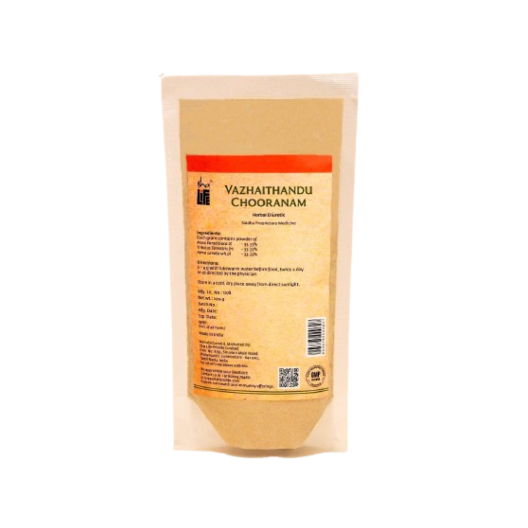 Image 1 of 100 gm for the product Isha Life Vazhai Thandu Chooranam