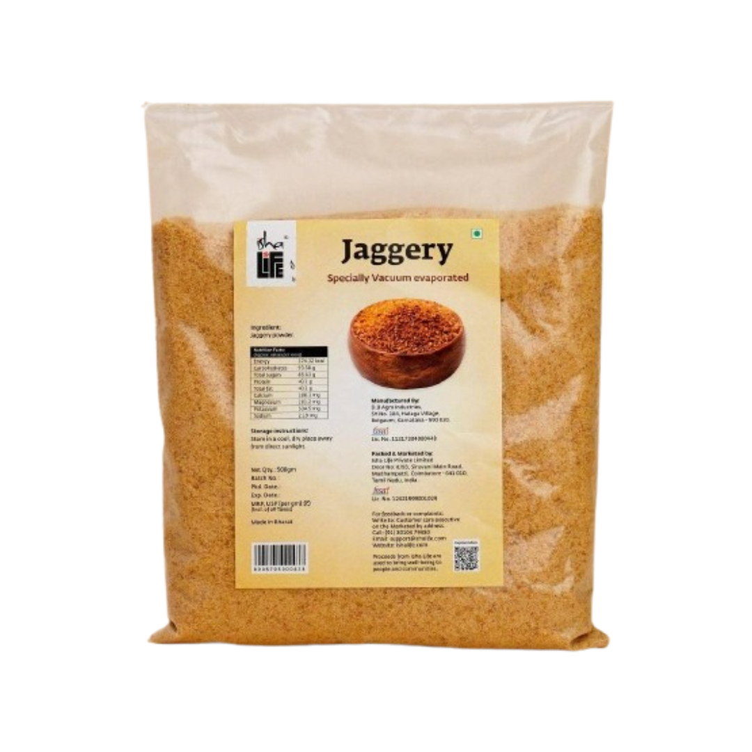 Image 1 of Isha Life Vacuum Evaporated Jaggery