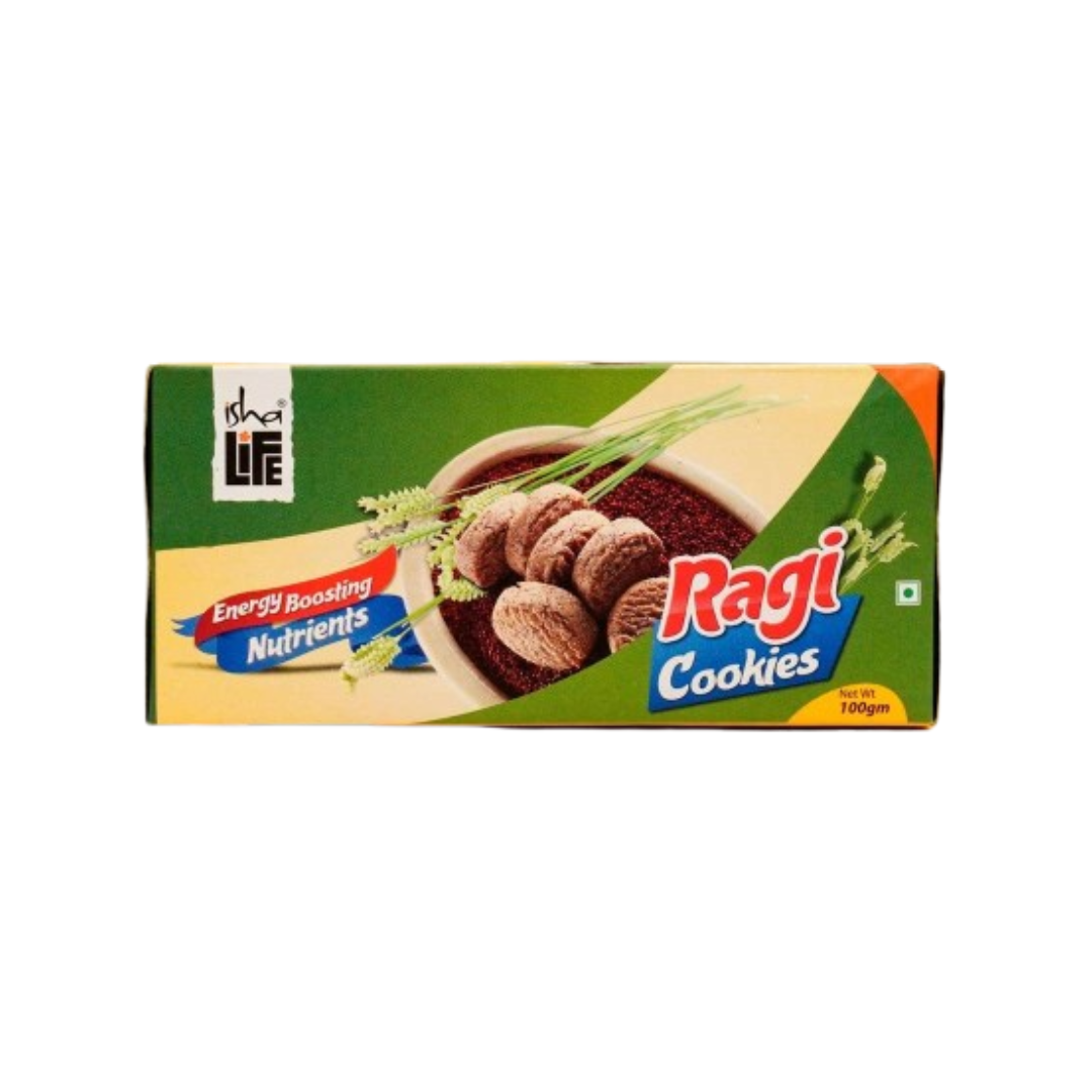 Image 1 of Isha Life Ragi Cookies (Finger Millet Cookies)