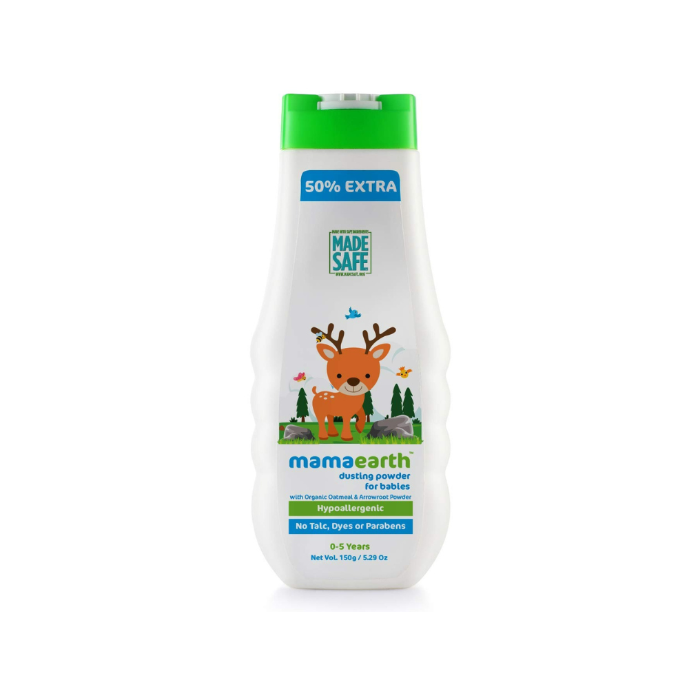 Image 1 of Mamaearth Dusting Baby Powder For Calms & Relaxes Skin, Prevents Diaper Rash