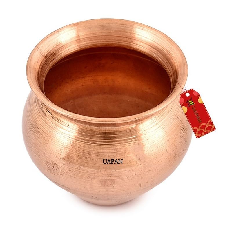 Image 3 of UAPAN Copper Vessel Kalash Tamba Lota for Pooja 300 ml
