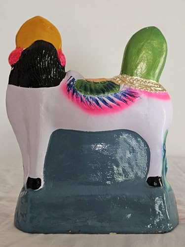 Image 4 of Breeze Handicrafts Paper Mache golu Doll kamadhenu showpiece for navaratri