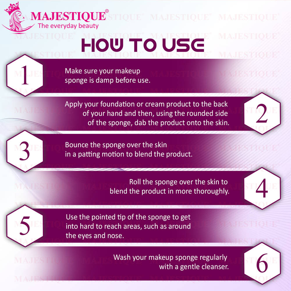 Image 3 of Majestique Powder Puff Twin Pack