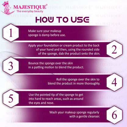 Image 3 of Majestique Powder Puff Twin Pack