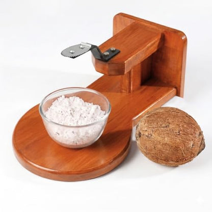 Image 1 of Default Title for the product Bmado Wooden Coconut Scraper Table Top Chirava Grater