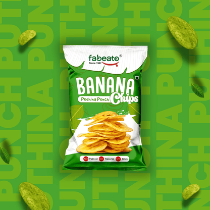 Image 2 of Fabeato Pudhina Punch Flavor Banana Chips (60g)