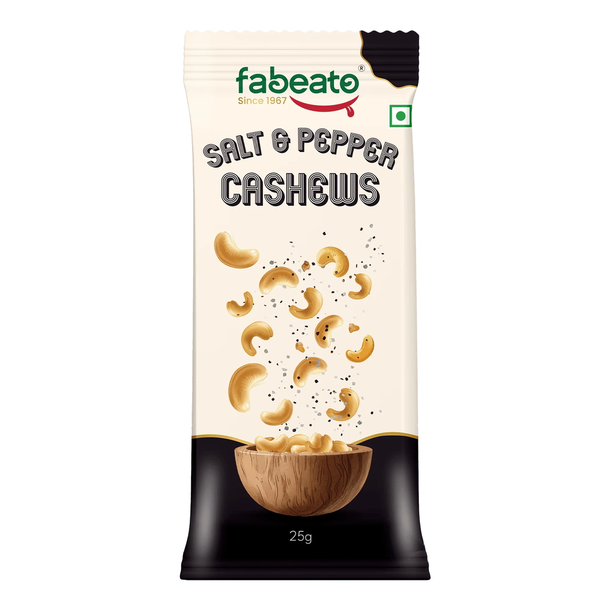 Image 1 of Fabeato Munch on the Go Snack Premium Salt and Pepper Cashews