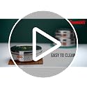 Image 2 of Sumeet Stainless Steel Belly Shape Flat Canisters Storage Containers Set Of 2Pcs (1.1 Ltr & 1.5 Ltr Capacity)