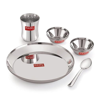 Image 1 of Default Title for the product HAZEL Stainless Steel Kids Dinner Set 5-Piece