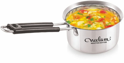 Image 2 of neelam Stainless Steel Saucepan, 1.5 litres, Silver