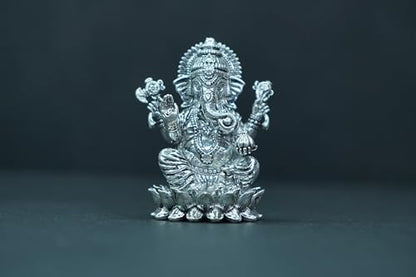 Image 2 of Dista Silvers Antique Lotus Ganesh 100g