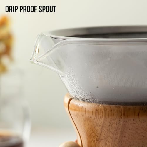 Image 5 of Sipologie Chemex Pour Over Drip Coffee Maker 600ml