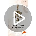 Image 2 of Uapan Brass Hanging Bells (Laxmi_Ganesh, Gold), Religious