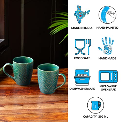 Image 5 of ExclusiveLane Ceramic Coffee Mugs Set of 6 300 ML
