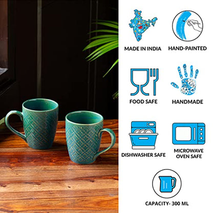 Image 5 of ExclusiveLane Ceramic Coffee Mugs Set of 6 300 ML
