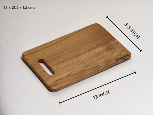 Image 6 of Vesta Homes Wooden Chopping Board, Cutting Board, Serving Tray 33x21.5x1.5 cms