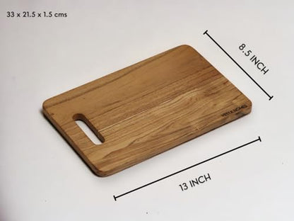 Image 6 of Vesta Homes Wooden Chopping Board, Cutting Board, Serving Tray 33x21.5x1.5 cms
