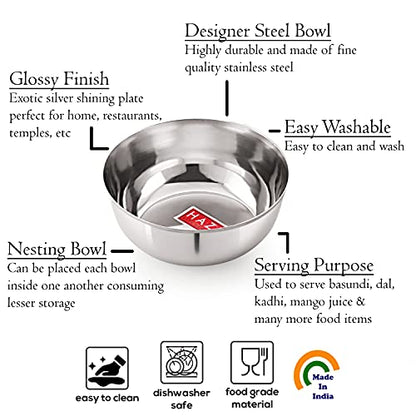 Image 6 of HAZEL Stainless Steel Bowl