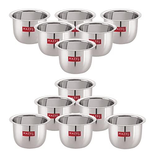 Image 10 of 12 / 200 ML (Short) for the product HAZEL Stainless Steel Mini Tea Glasses