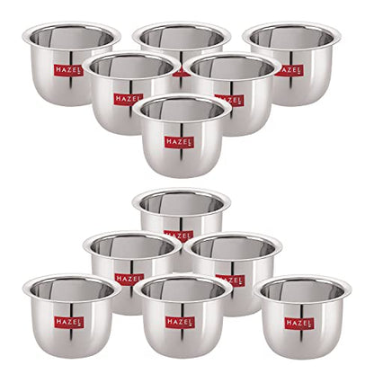 Image 10 of 12 / 200 ML (Short) for the product HAZEL Stainless Steel Mini Tea Glasses