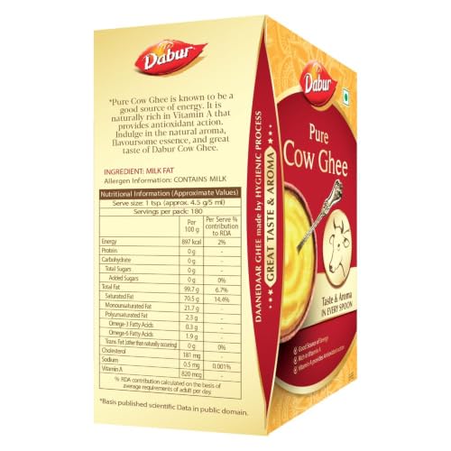 Image 2 of Dabur Pure Cow Ghee - 900 ML