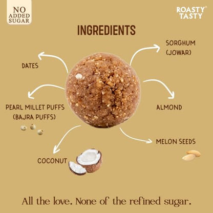 Image 6 of Roasty Tasty Coconut - Millets & Dryfruits Ladoo