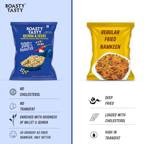 Image 5 of Roasty Tasty Quinoa & Seeds Peri Peri 150g