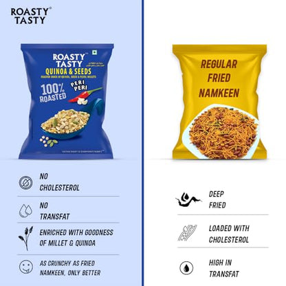 Image 5 of Roasty Tasty Quinoa & Seeds Peri Peri 150g